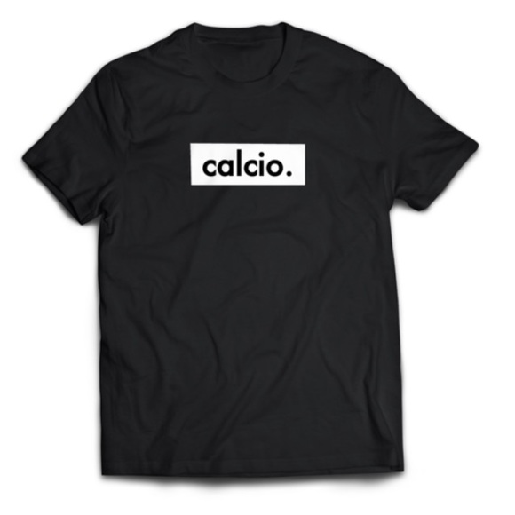 IFTV NEW Calcio White on Black tee - Picture 1 of 6